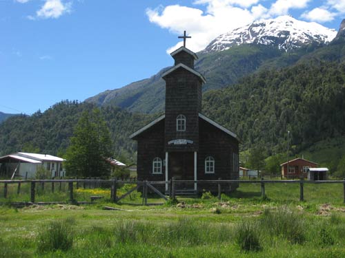 Wooden church Patagonia