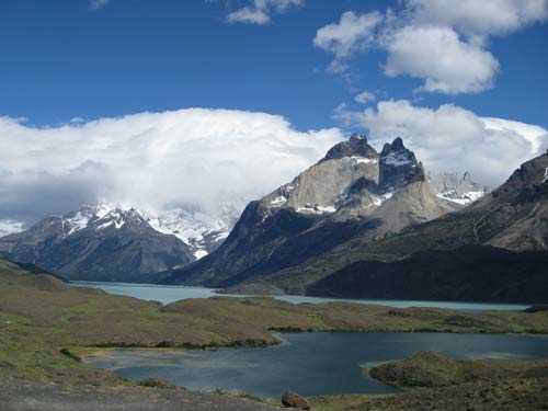 scenery in Torres del Paine National Park