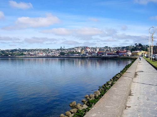 Waterfront at Puerto Montt, Chile